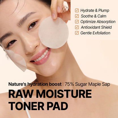 !NEW! Raw Moisture Toner Pad 160ML (70 Pads)